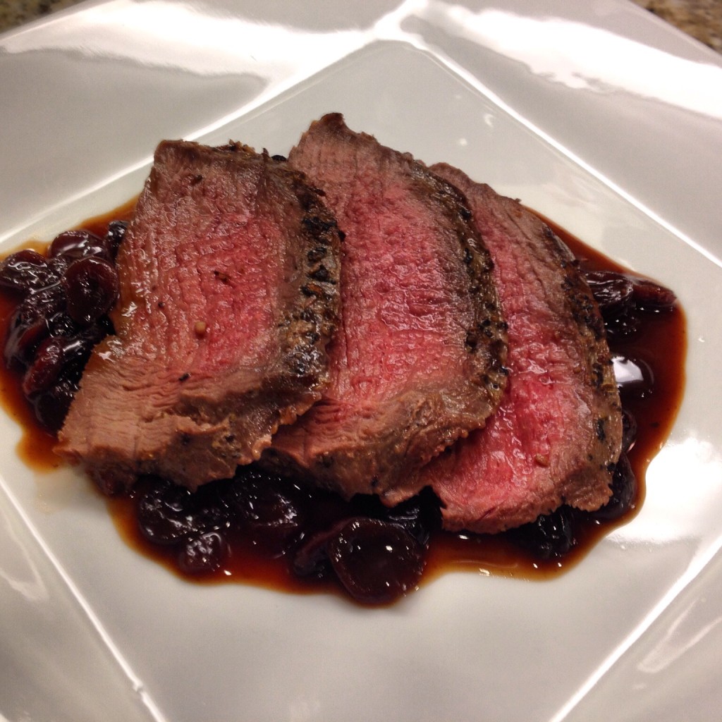 Venison with a Quick Red Wine Pan Sauce – He Hunts She Cooks